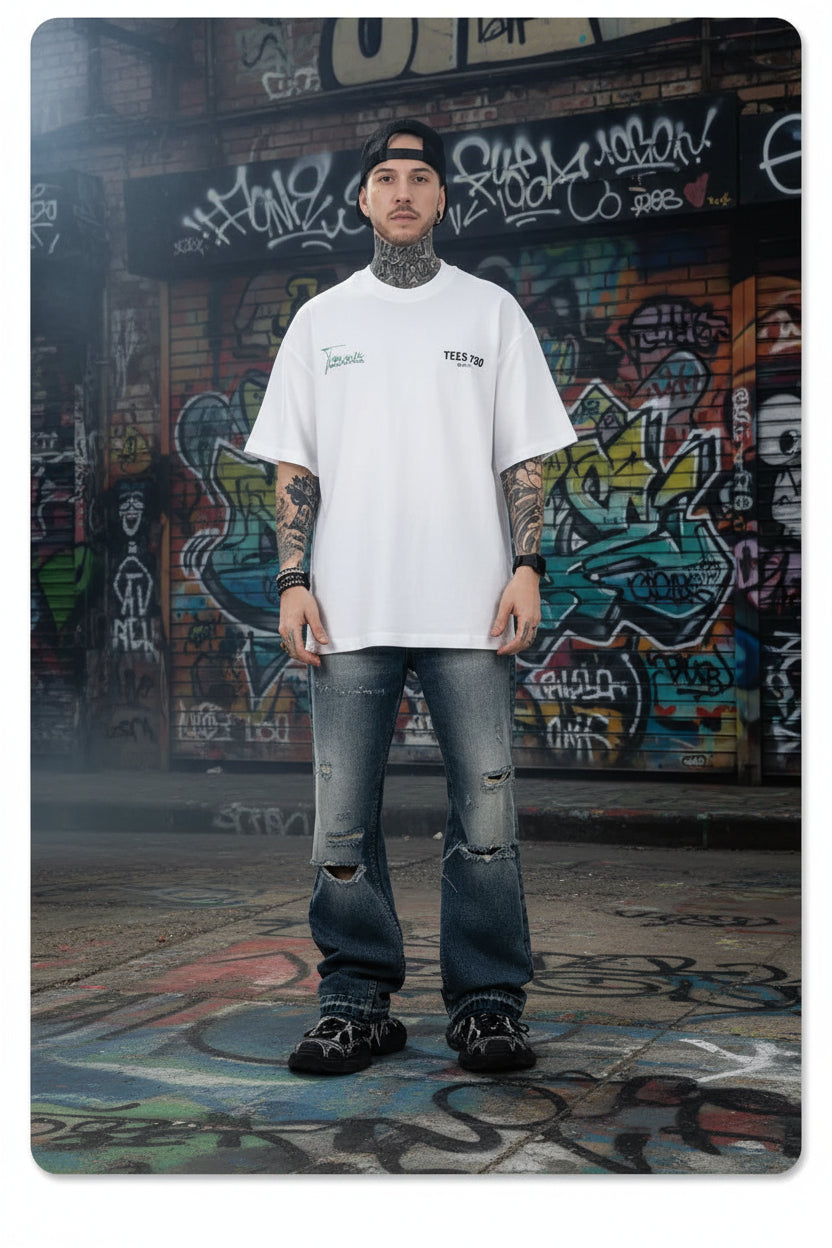 American High Street Basic T-shirt Loose Oversize