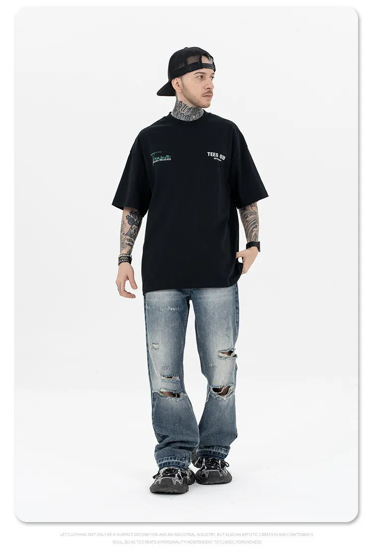 American High Street Basic T-shirt Loose Oversize