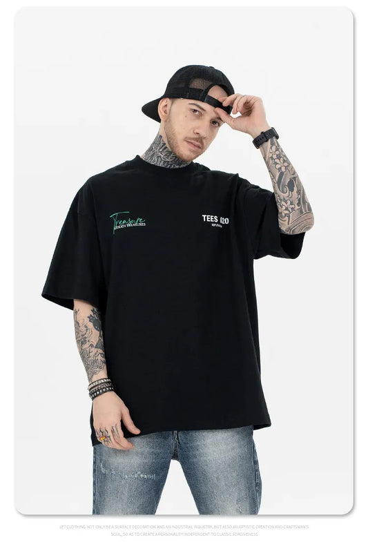 American High Street Basic T-shirt Loose Oversize